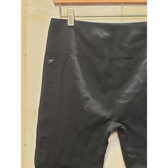 Fabletics Sync Leggings Perforated Black Large High Rise 7/8 Length LG1935205 - Picture 4 of 8